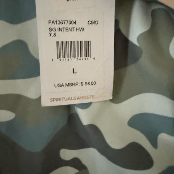 Spiritual Gangster Intent High Waist Intent Leggings in Camo Print large NWTs - Picture 7 of 11